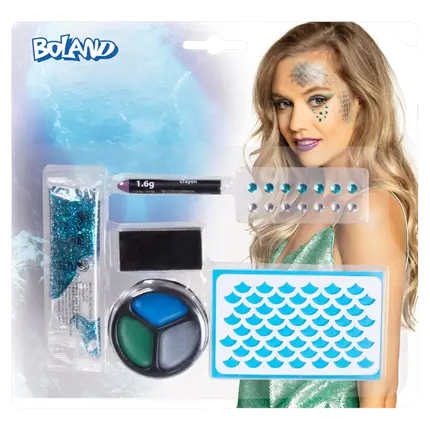 Children's Mermaid Make-Up Kit - Carnival & Party Make-Up