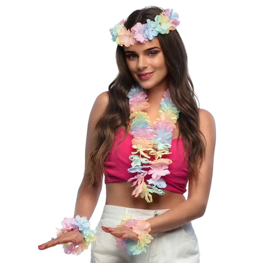 Hawaiian Pastel Kit - Hawaiian Disguise Accessories