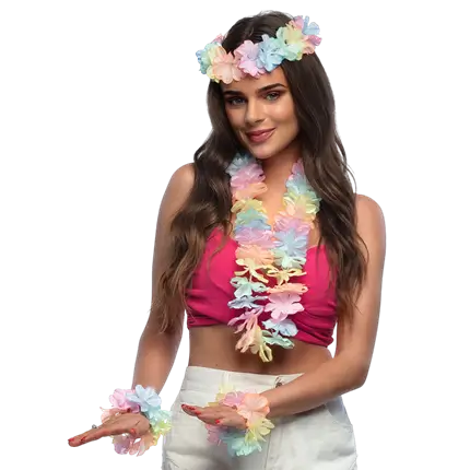 Hawaiian Pastel Kit - Hawaiian Disguise Accessories
