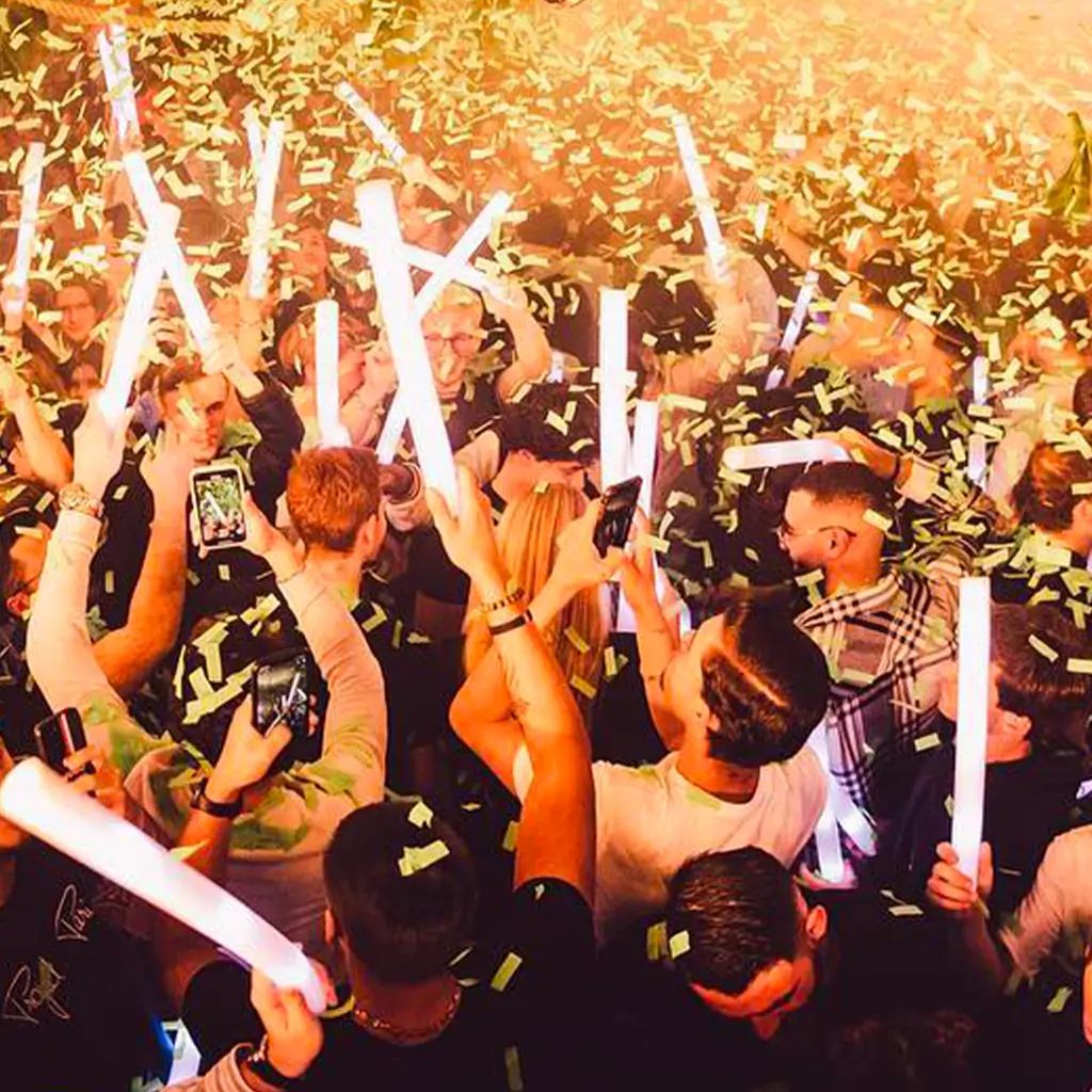 Pack of 30 multi-coloured LED light sticks