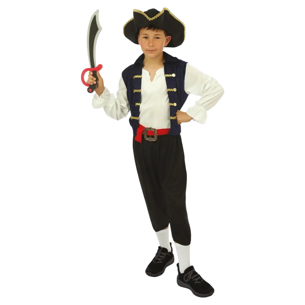 Boy's Pirate Disguise 7-9 years - Pirate Costume Child