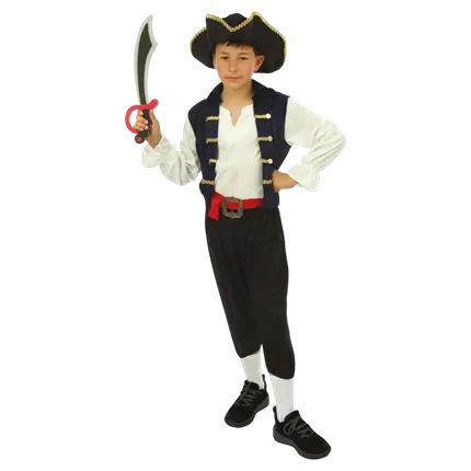 Boy's Pirate Disguise 7-9 years - Pirate Costume Child