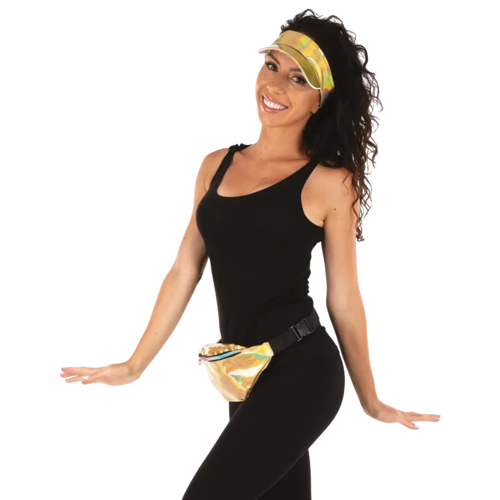 Adult Gold Disco Accessories Set - Disco Evening Accessories
