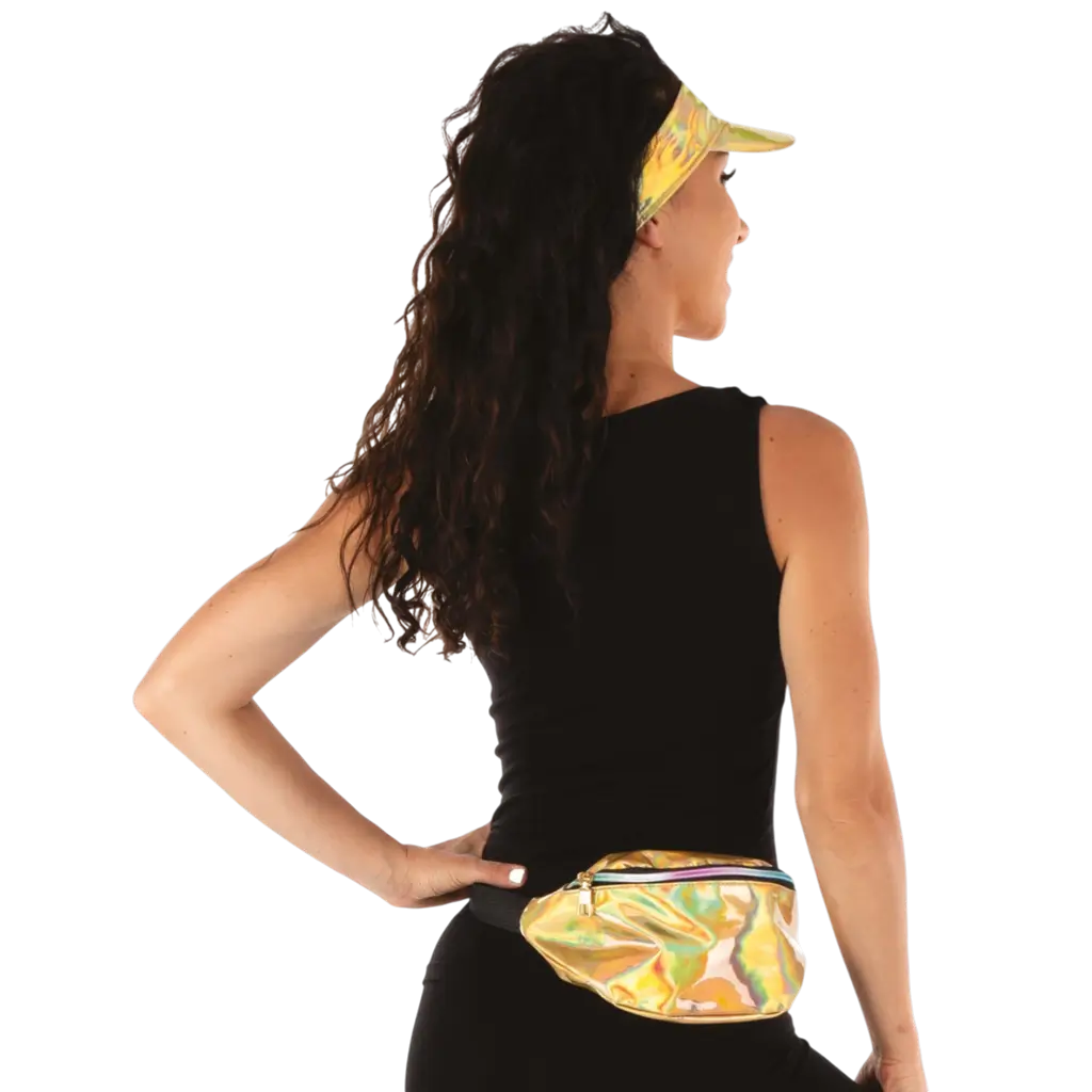 Adult Gold Disco Accessories Set - Disco Evening Accessories