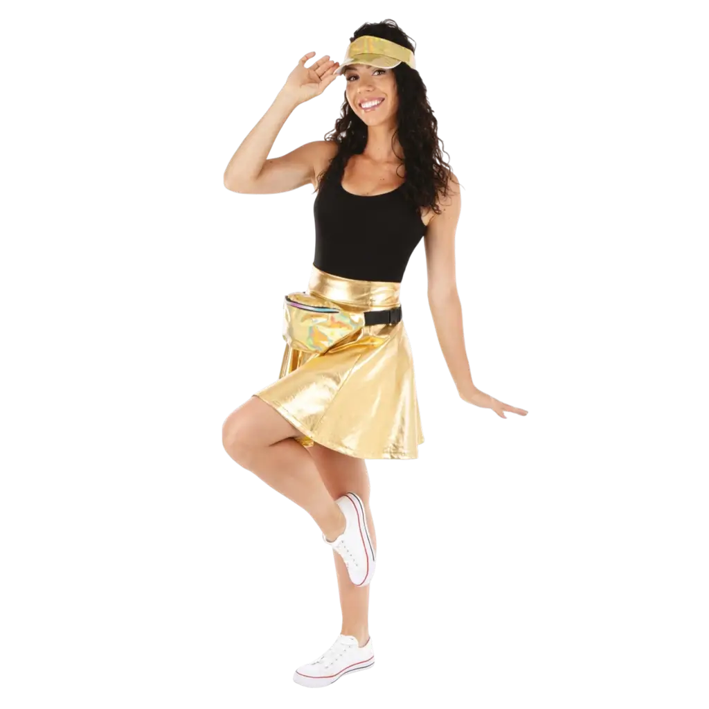 Adult Gold Disco Accessories Set - Disco Evening Accessories