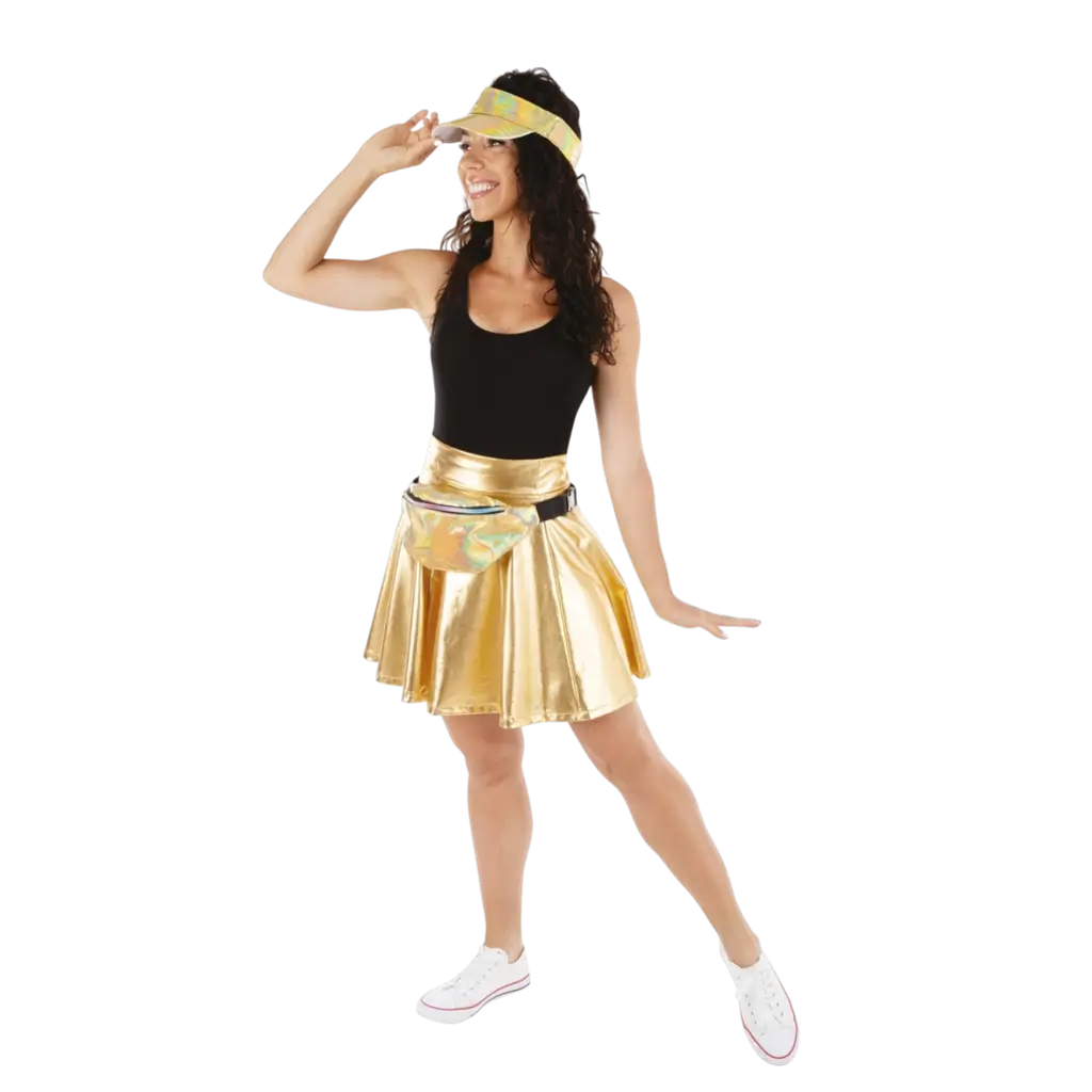 Adult Gold Disco Accessories Set - Disco Evening Accessories
