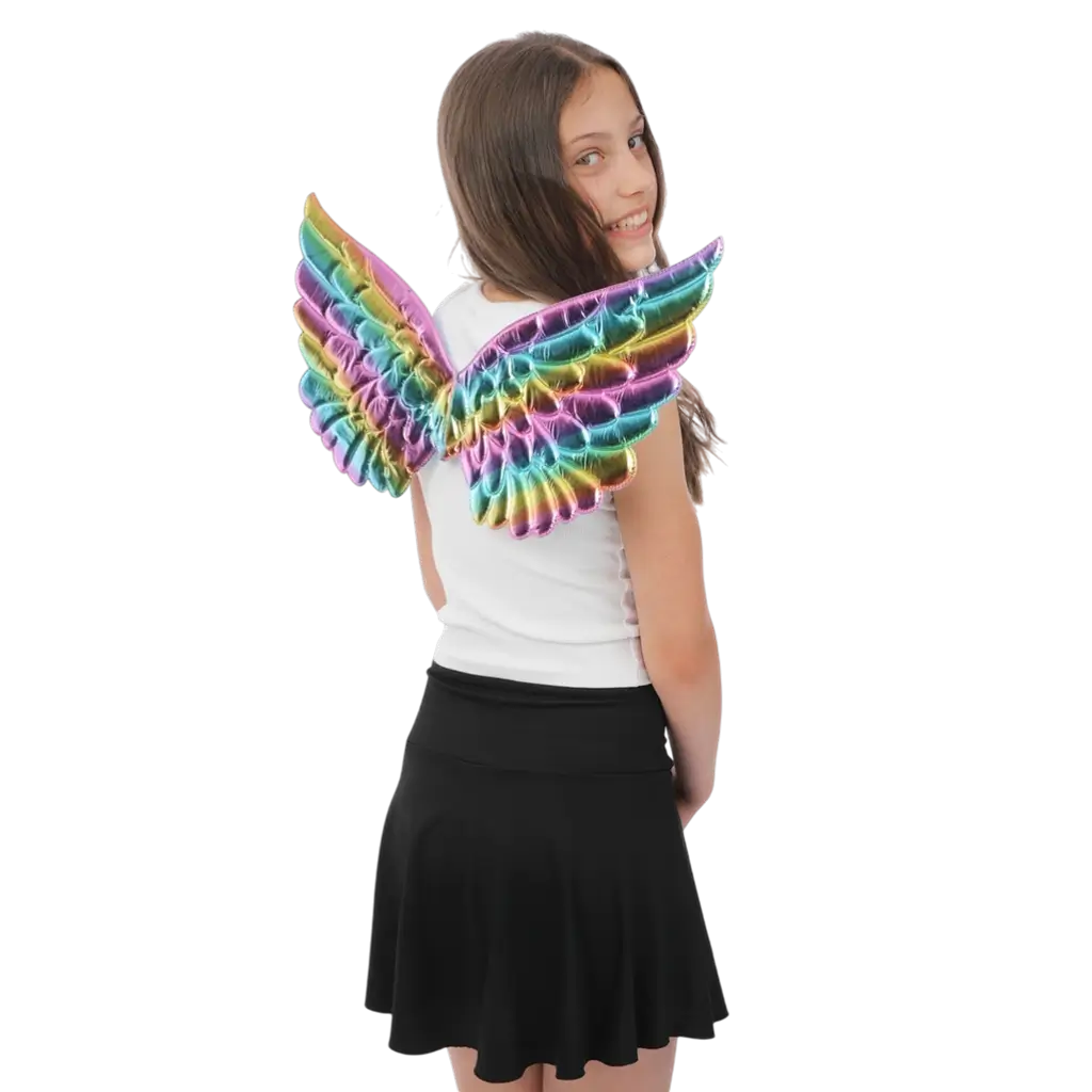 Multicoloured Angel Wings 62 cm - Angel Disguise Accessories