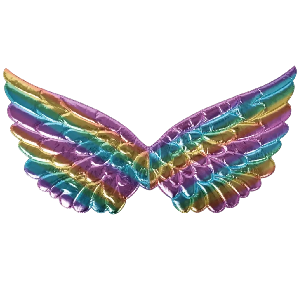 Multicoloured Angel Wings 62 cm - Angel Disguise Accessories