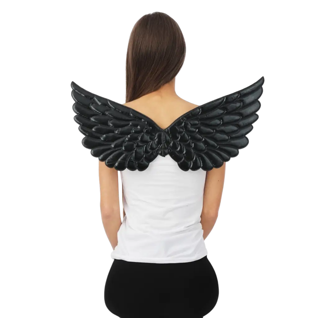 Black Angel Wings 62 cm - Angel or Demon Disguise Accessories
