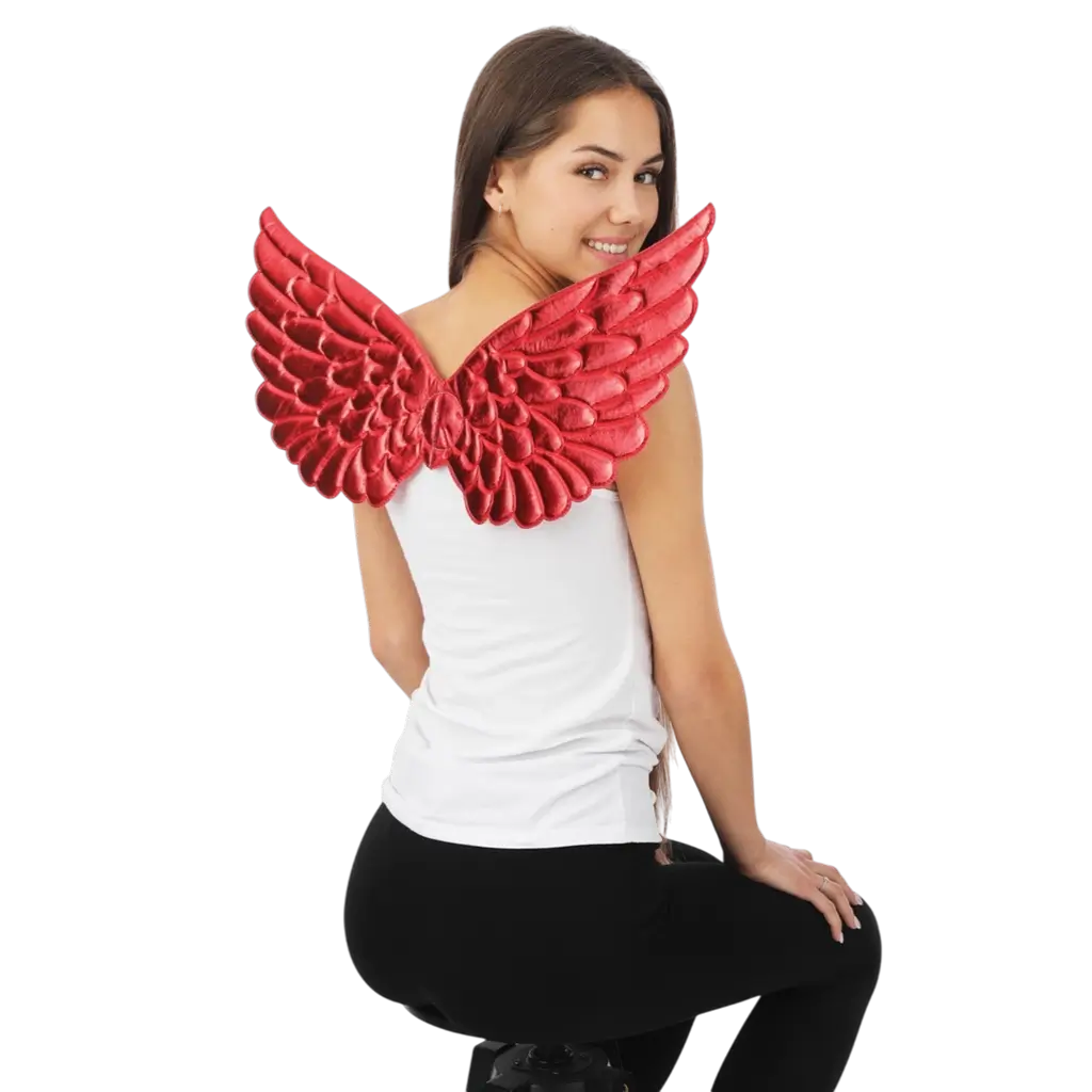 Red Angel Wings 62 cm - Angel or Devil Disguise Accessories