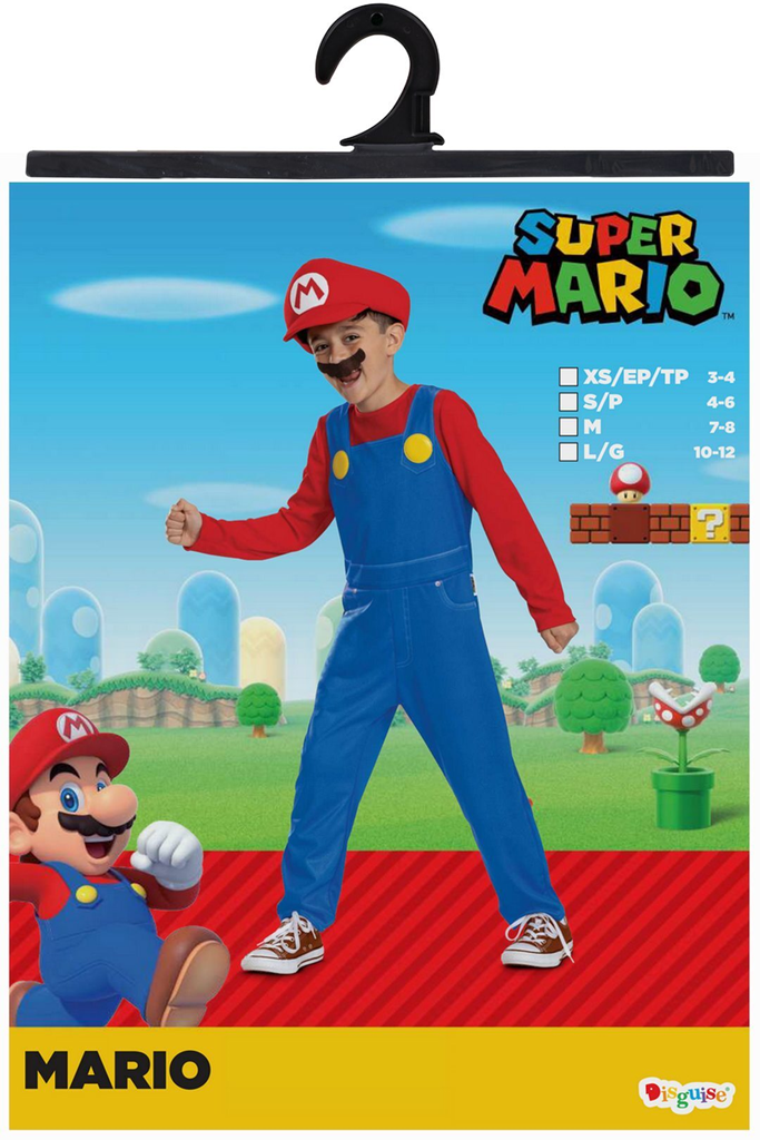 Mario Super Mario™ Disguise Child 7-8 Years