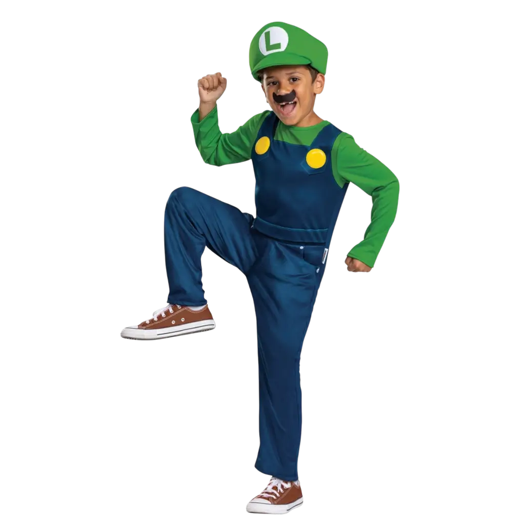 Luigi Super Mario™ Disguise Child 7-8 Years