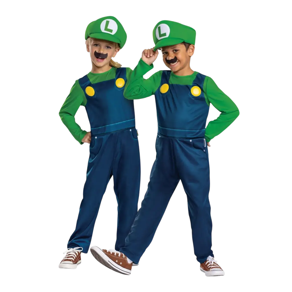 Luigi Super Mario™ Disguise Child 7-8 Years
