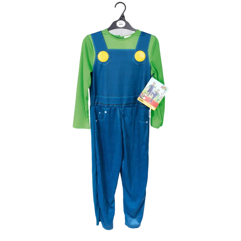 Luigi Super Mario™ Disguise Child 7-8 Years
