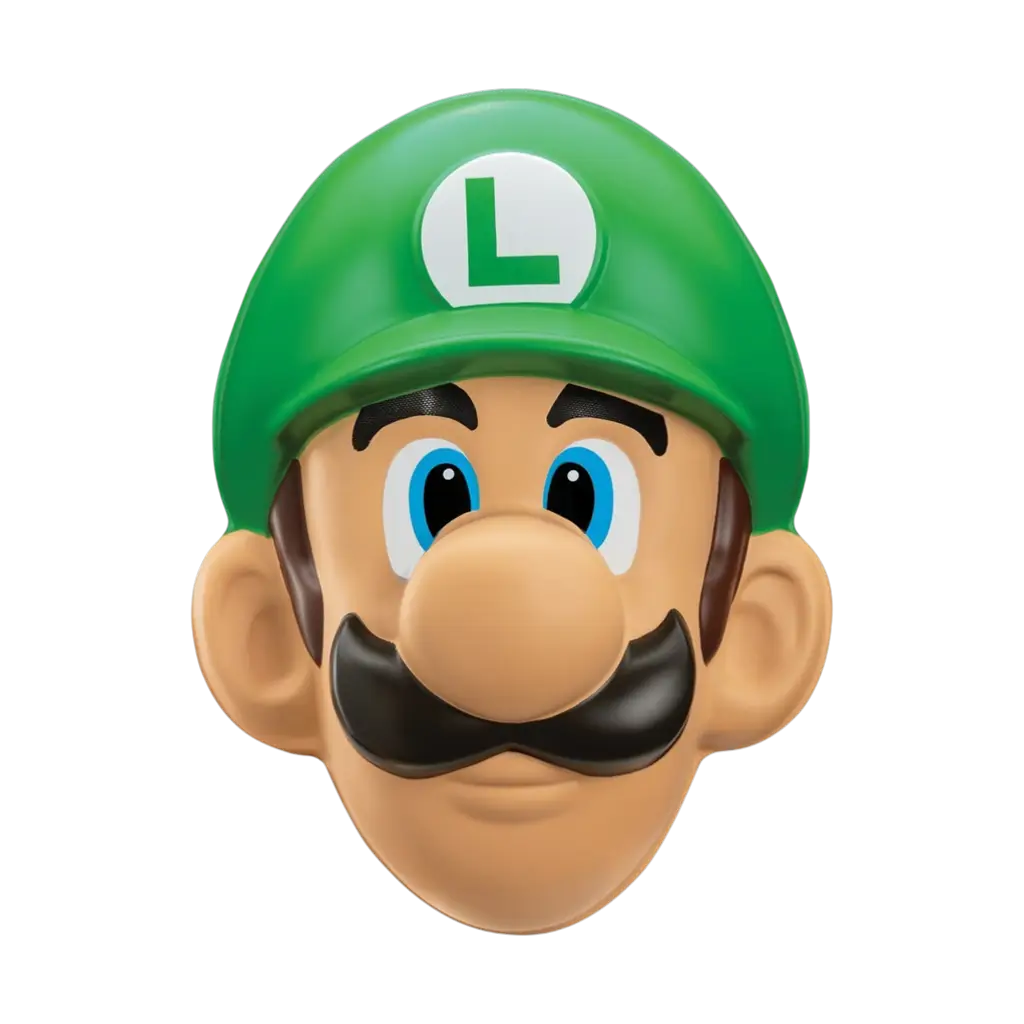 Luigi Super Mario™ Adult Mask - Disguise Accessories