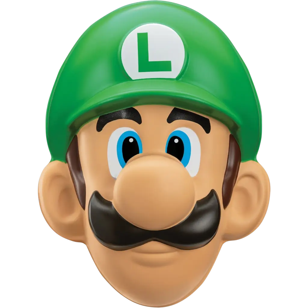 Luigi Super Mario™ Adult Mask - Disguise Accessories