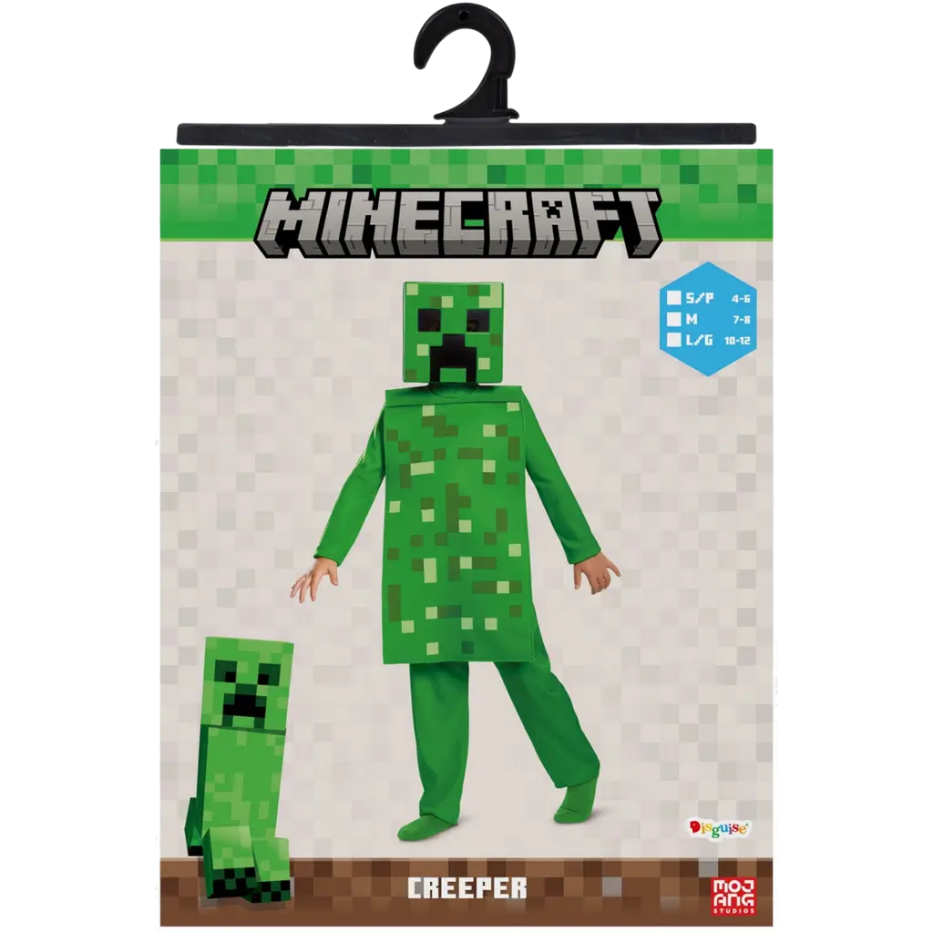 Creeper Minecraft™ Kids Disguise 7-8 Years
