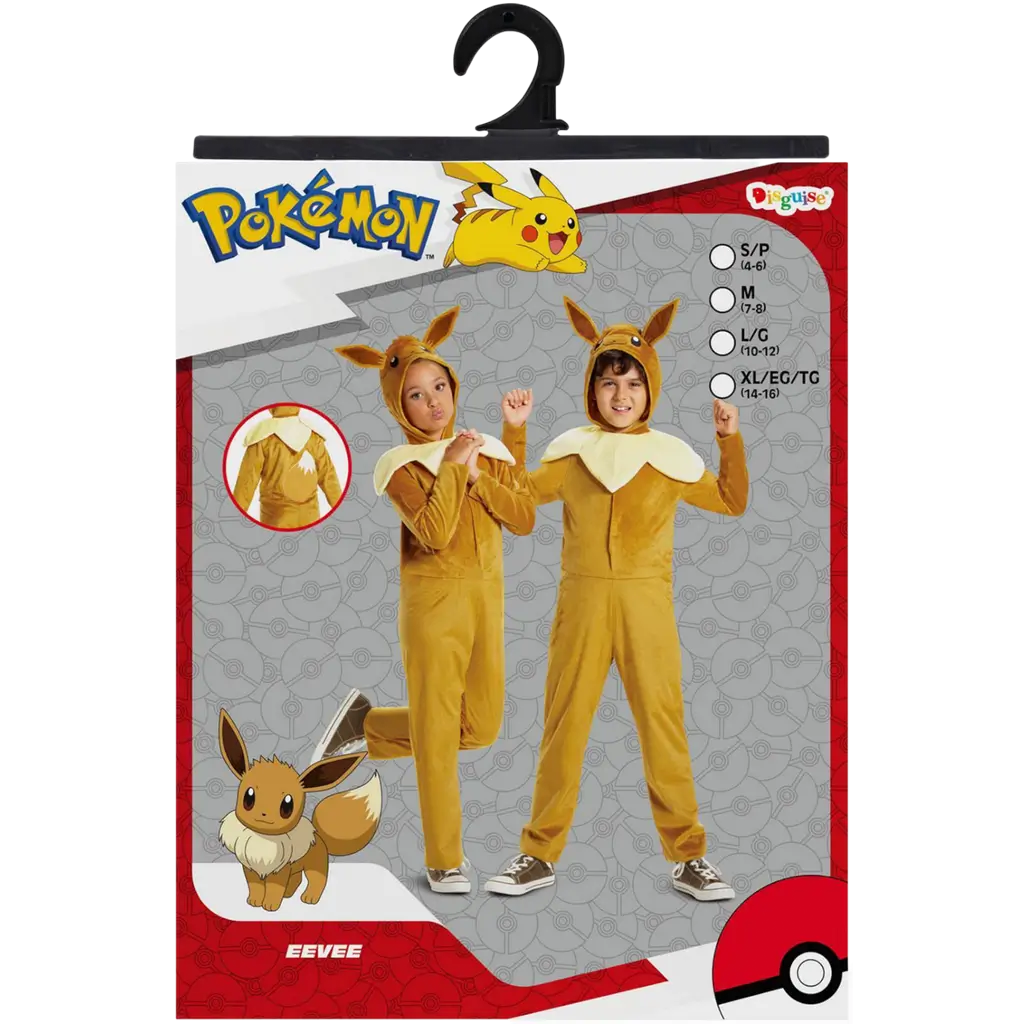 Pokémon™ Evoli Disguise 7-8 Years Old