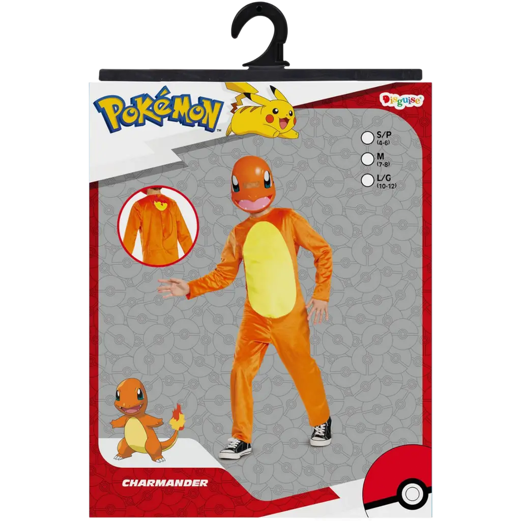 Pokémon™ Salamèche Disguise Child 7-8 Years