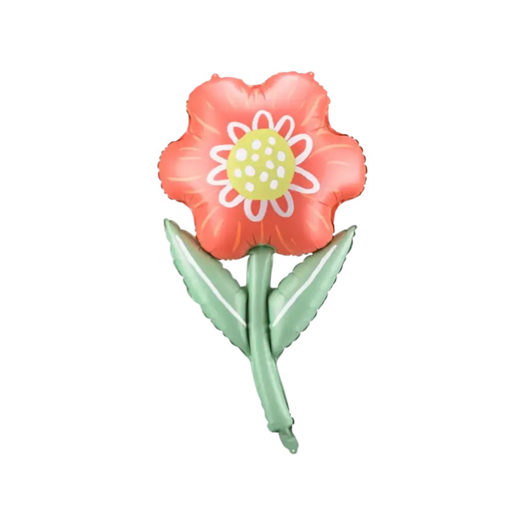 Red Flower Balloon 53x96cm