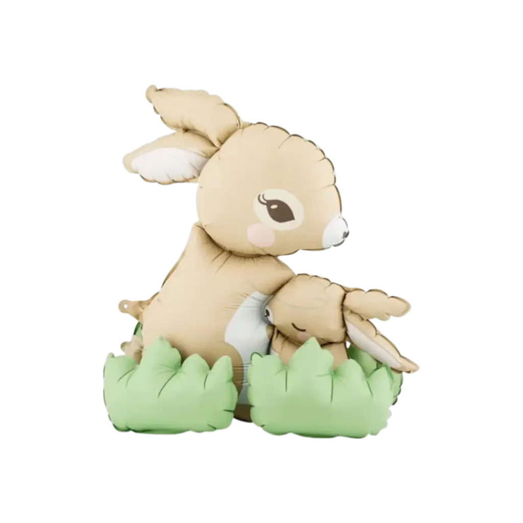 Standing balloon Rabbits 51x60cm