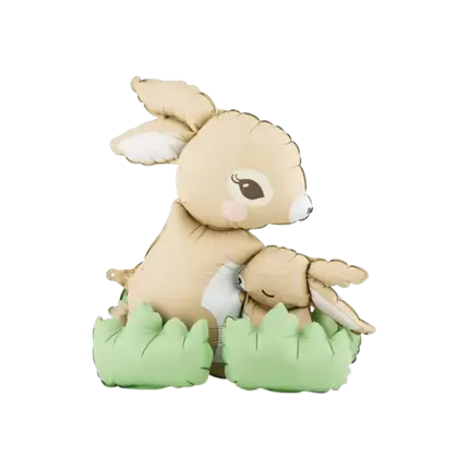 Standing balloon Rabbits 51x60cm