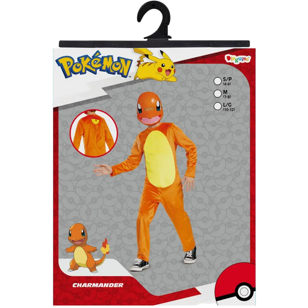 Pokémon™ Salamèche Disguise for Children 4-6 Years - Pokémon Costume