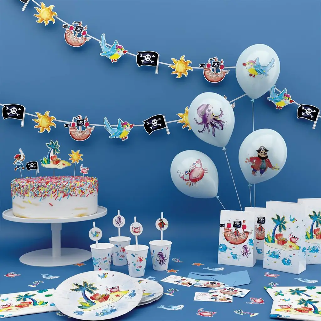 Pirate Ephemera Tattoos - Children's Birthday Accessories