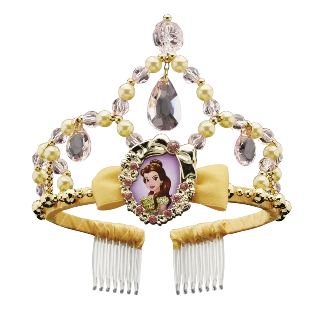 Belle Disney™ tiara for kids - Princess accessories