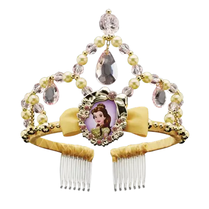 Belle Disney™ tiara for kids - Princess accessories