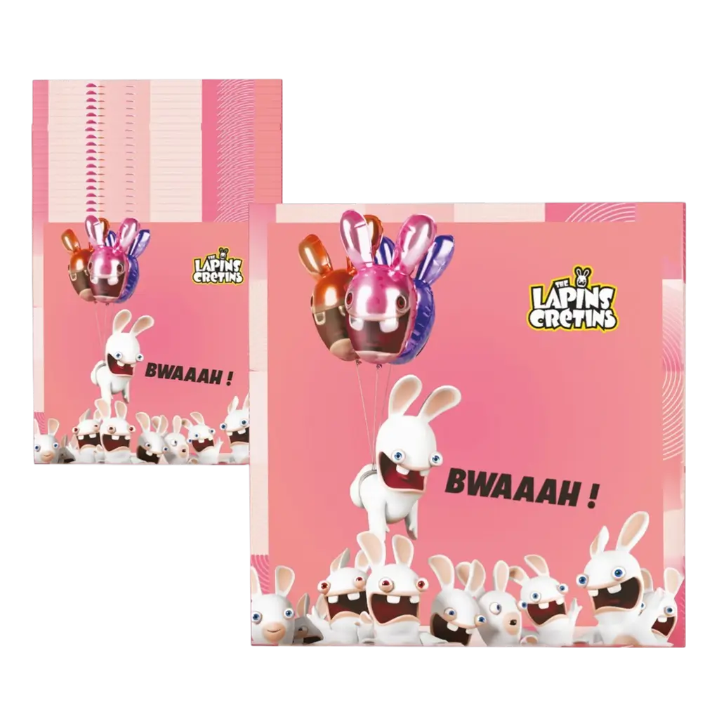 Napkins Rabbids™ Set of 20 - Birthday table decoration