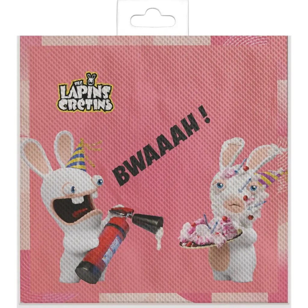 Napkins Rabbids™ Set of 20 - Birthday table decoration