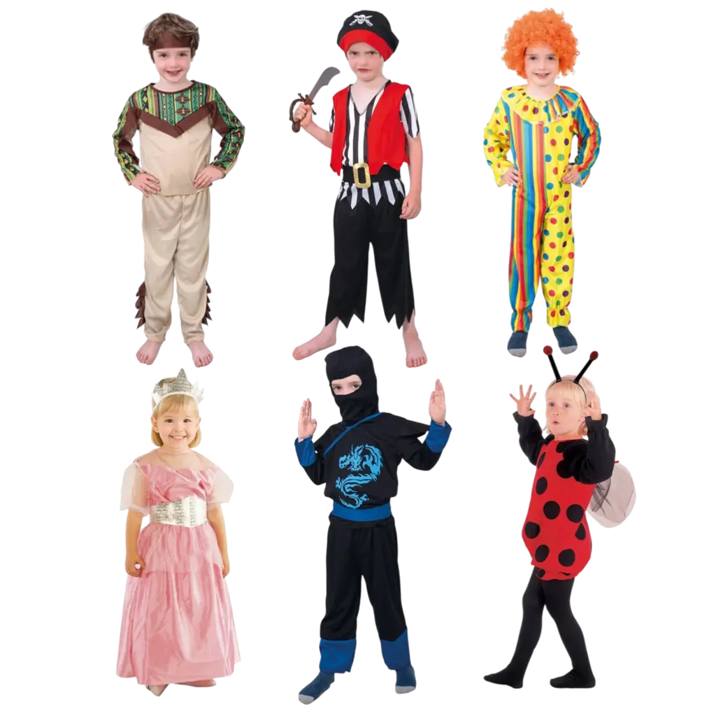 Children's Carnival Disguise 1-4 Years - 6 Models