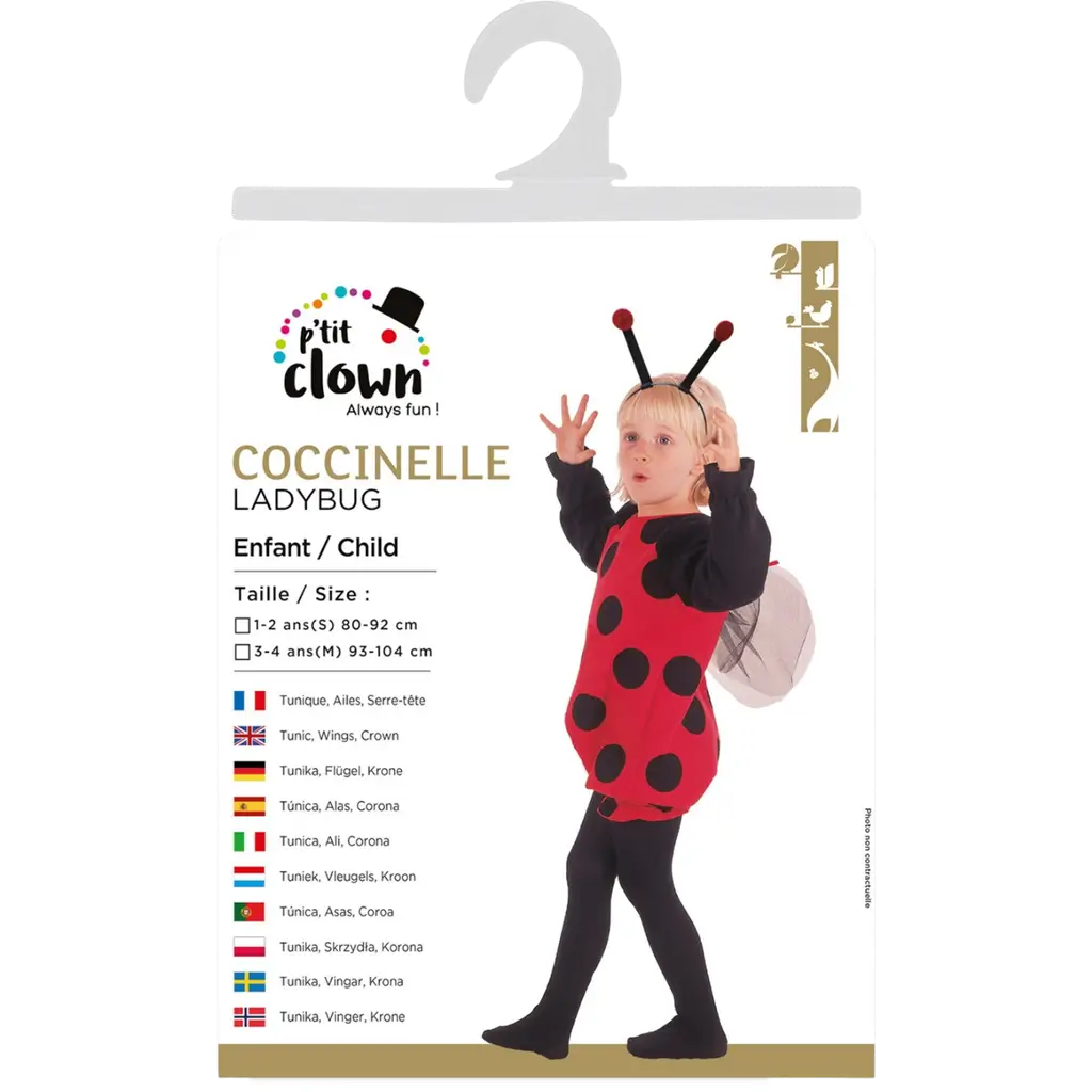 Children's Carnival Disguise 1-4 Years - 6 Models
