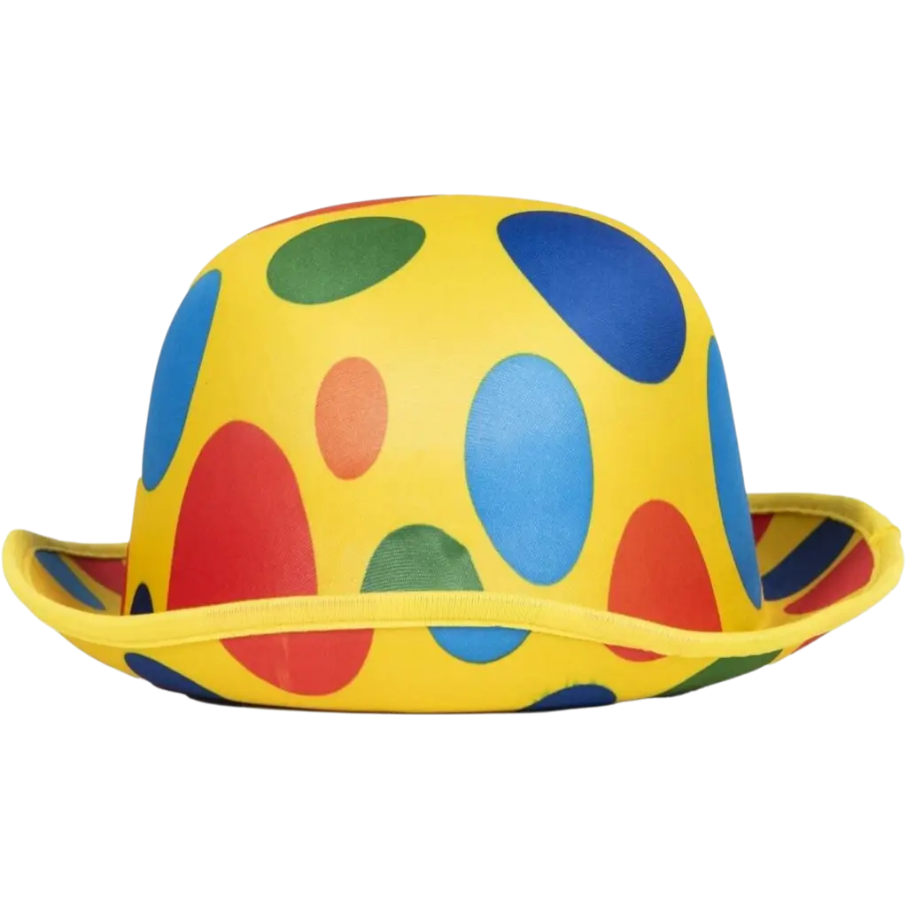 Adult Clown Bowler Hat - Disguise Accessories