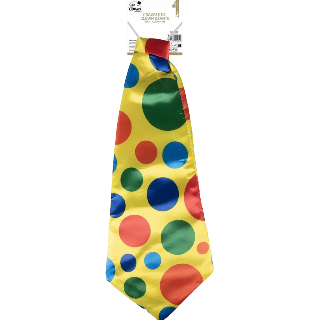 Giant Clown Tie 50 cm - Disguise Accessories