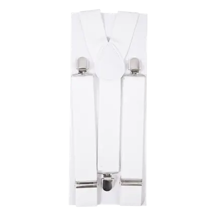 White braces - Adult fancy dress accessories