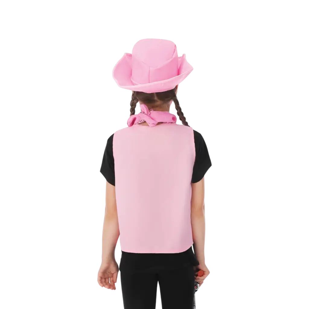 Children's Cowgirl Kit One Size Only - Western fancy dress accessories