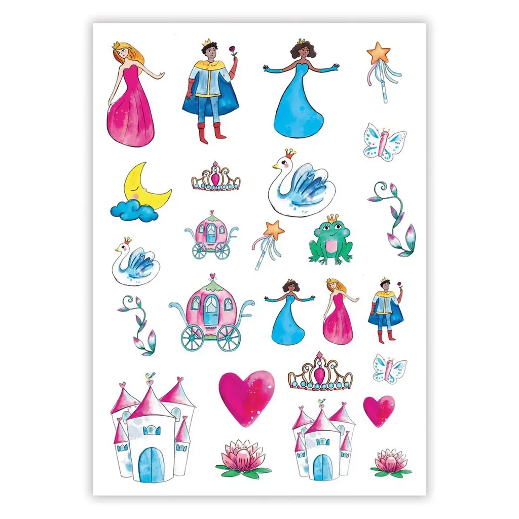 Princess Ephemeral Tattoos - Children's Birthday Accessories