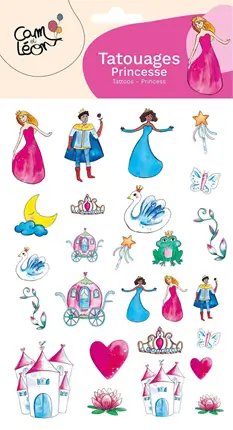 Princess Ephemeral Tattoos - Children's Birthday Accessories