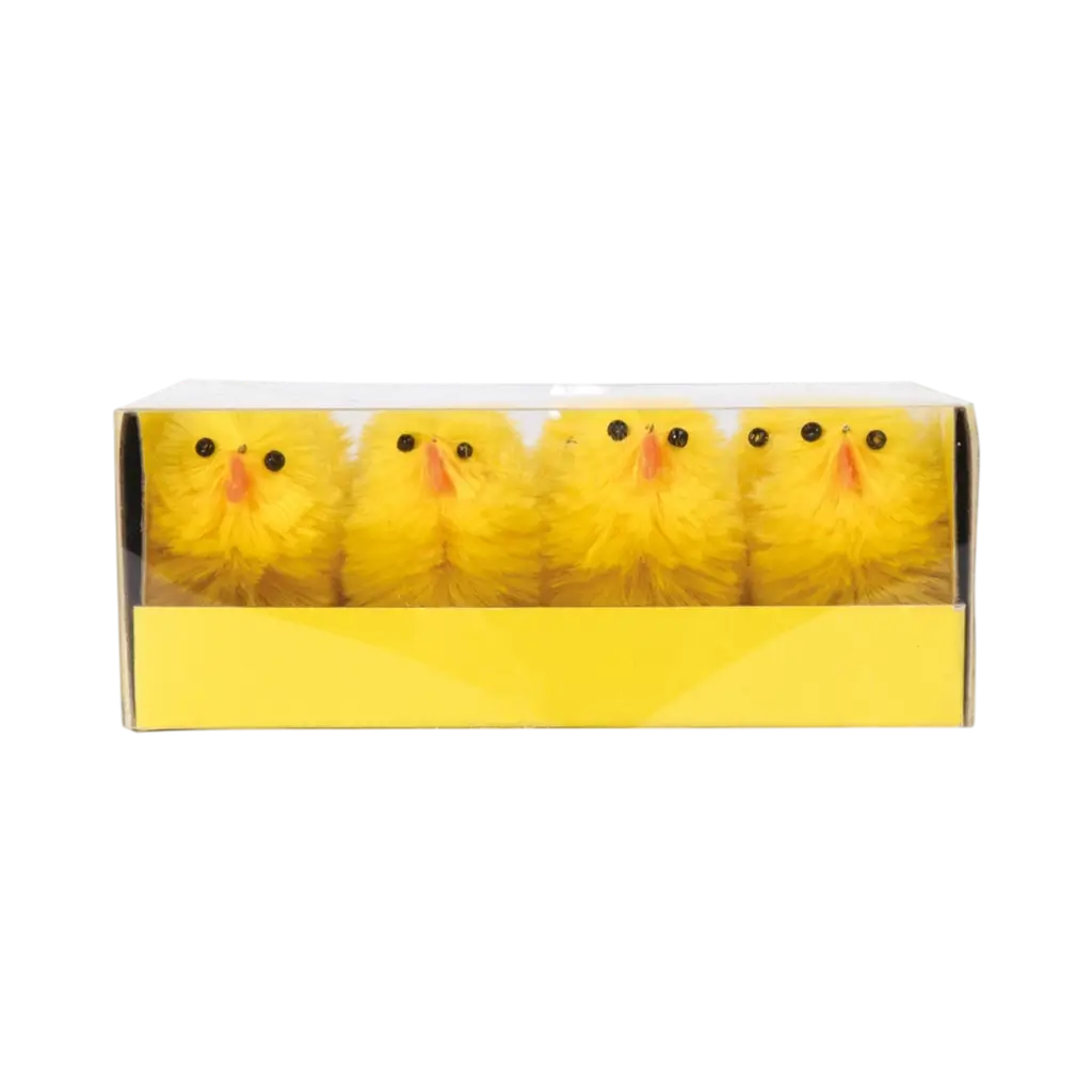 Decorative Mini Chicks Set of 12 - Table Decoration