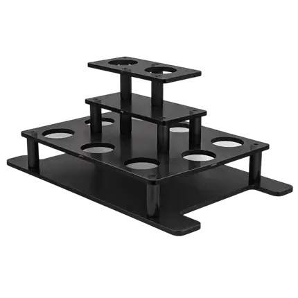 Display Show Pyramid 10 VIP Bottles - Black | By Sparklers®