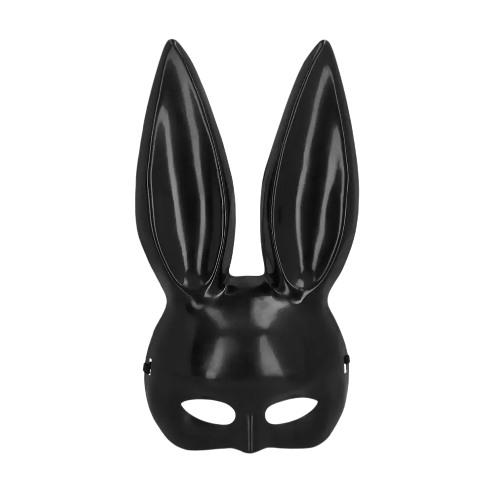Adult Black Rabbit Mask - Sexy Bunny Mask Halloween Costume Party