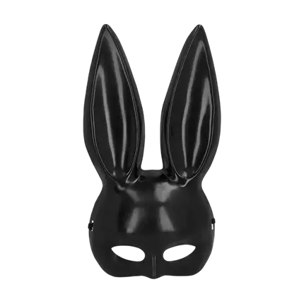 Adult Black Rabbit Mask - Sexy Bunny Mask Halloween Costume Party