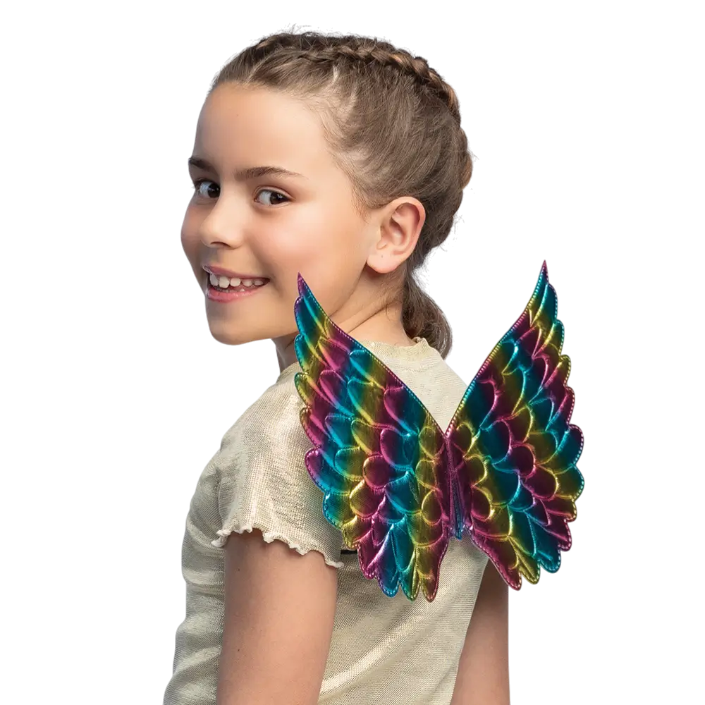 Rainbow Angel Wings - Fairy Angel Carnival Disguise