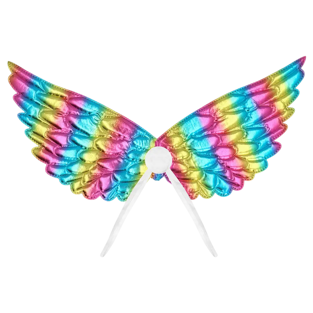 Rainbow Angel Wings - Fairy Angel Carnival Disguise
