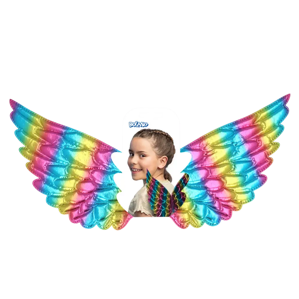 Rainbow Angel Wings - Fairy Angel Carnival Disguise