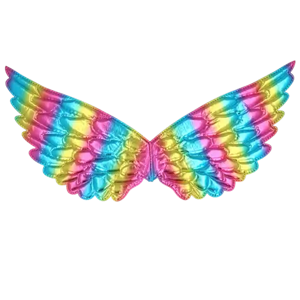 Rainbow Angel Wings - Fairy Angel Carnival Disguise