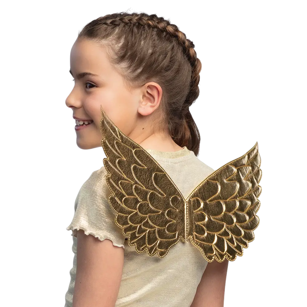 Golden Angel Wings - Angel Woman Carnival Evening Disguise