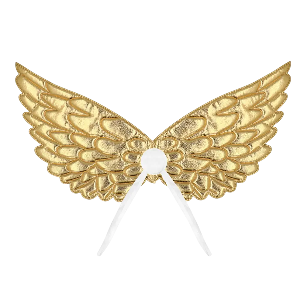 Golden Angel Wings - Angel Woman Carnival Evening Disguise